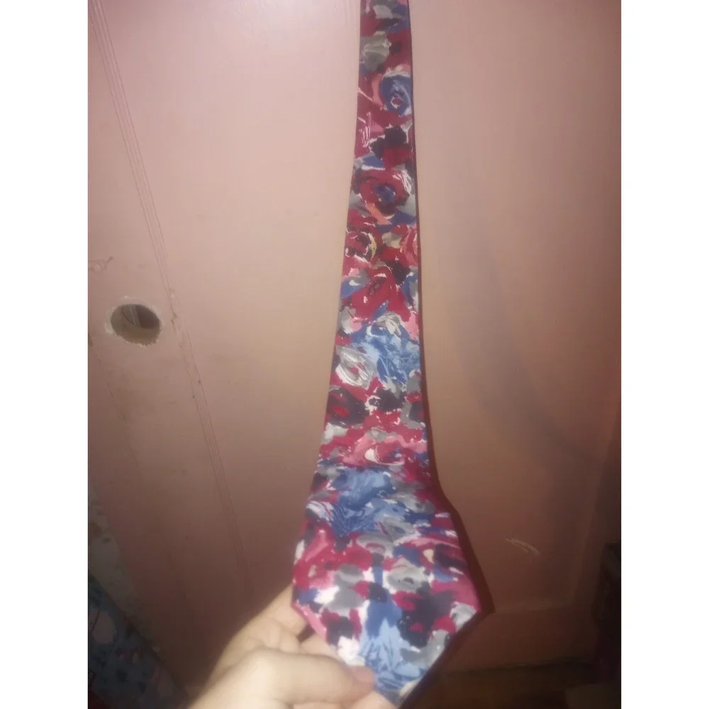 London Fog Vintage‎ Neck Toe Abstract Polyester 57L Multicolor